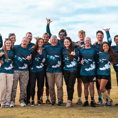 SKYONE skydiving team in Great Ocean Road