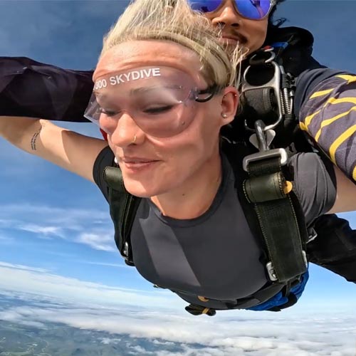 Skydiving customer in freefall over Townsville